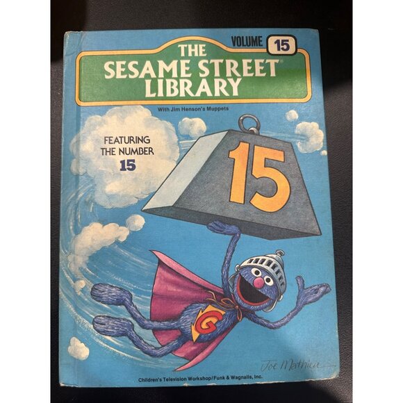 Sesame Street Library 4 Book Bundle Volumes 9, 11, 13, 15 Vintage Hard Cover - Picture 12 of 14